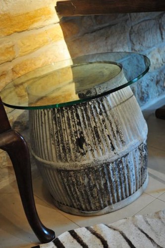 ENGLISH ZINC CORRUGATED WASHING TUB