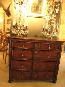 CHARLES II OAK CHEST DRAWERS