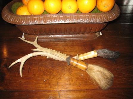 ANTLER AND HORN BRUSH