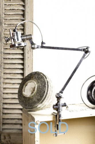 'ODEON' STAINLESS STEEL DESK LAMP