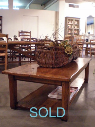VILLIERS FRENCH OAK COFFEE TABLE