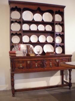 18th C. ENGLISH OAK DRESSER
