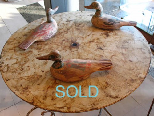 DECORATIVE WOODEN DECOY DUCKS