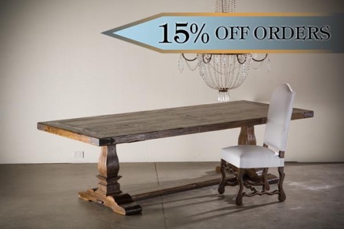 OAK REFECTORY TABLE