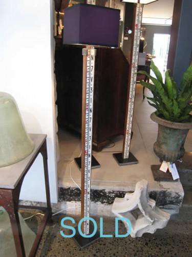 SURVEYORS STAFF CONVERTED TO LAMP