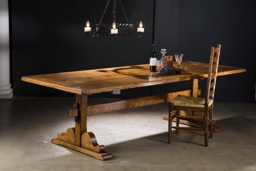 'TOULOUSE' FRENCH OAK FARMHOUSE REFECTORY TABLE 