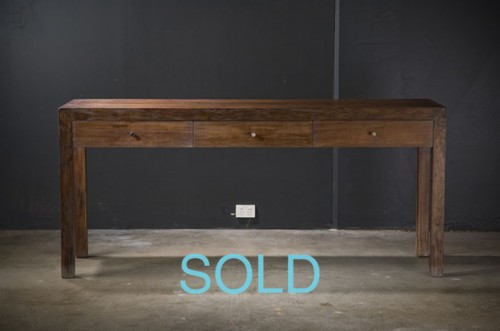 FRENCH FARMNHOUSE 'BORDEAUX' FRENCH OAK 3 DRAWER BUFFET