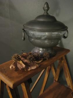 FRENCH PEWTER SUPIER c.1900
