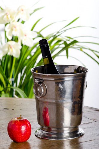 HANDCRAFTED ITALIAN PEWTER WINE COOLER