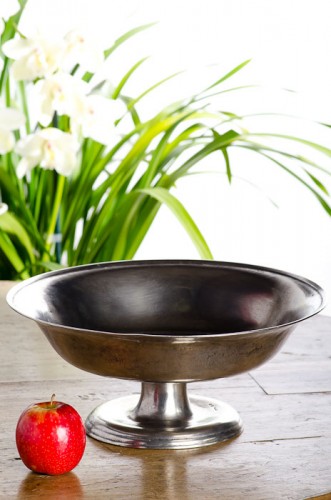 HANDCRAFTED ITALIAN PEWTER COMPORT WINE COOLER