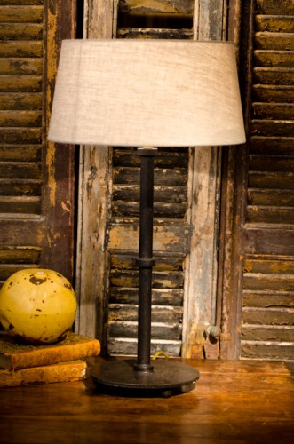 'ADELAIDE' RUST FINISH LAMP