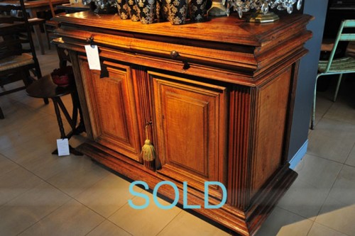 SUPERB ITALIAN WALNUT BUFFET C. 1760