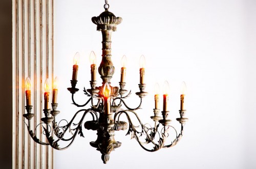 'FLORENCE' FRENCH TWELVE ARM CHANDELIER