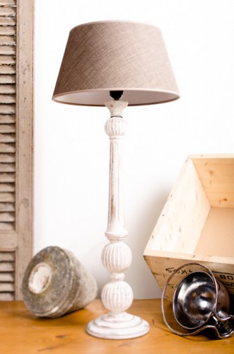 'ANAIS' ANTIQUED PAINTED LAMP