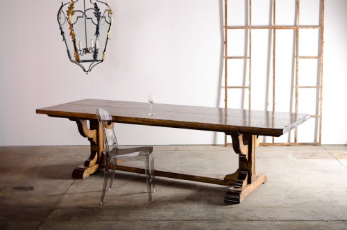FRENCH FARMHOUSE 'VERSAILLES' DINING TABLE IN FRENCH OAK