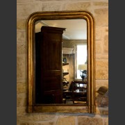 GILT MIRROR WITH  MERCURY GLASS