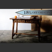 FRENCH FARMHOUSE 'BARCELONA' SIDE TABLE