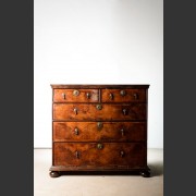 CHARLES II ENGLISH FIVE DRAWER CHEST c. 1660