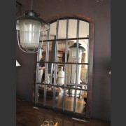 INDUSTRIAL WINDOWS CONVERTED TO MIRROR