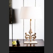 'KRETA' PAINTED METAL SCROLL LAMP