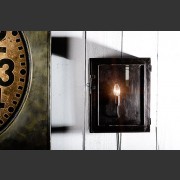 'VICHY' SQUARE METAL WALL LIGHT
