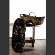 FRENCH WICKER BRETAGNE BASKET c. 1910