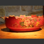 NAPOLEON III OVAL TOLE JARDINIER 