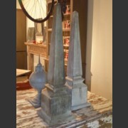 EUROPEAN OBELISK IN ZINC