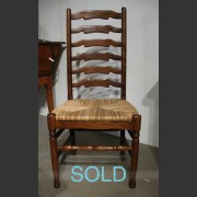 OAK SIX RUNG LADDERBACK CHAIR