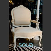 PAIR OF LOUIS XV FAUTEUILLE