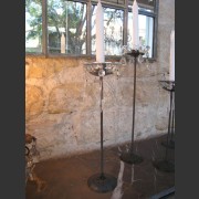 MEDIUM FRENCH CRYSTAL CUP CANDLE STICK