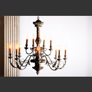 'FLORENCE' FRENCH TWELVE ARM CHANDELIER