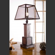 'LENS' INDUSTRIAL MESH SHADE LAMP