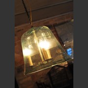 FRENCH GLASS CLOCHE LIGHT